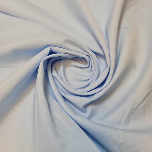 Unifarbener Polycotton-Stoff, Planenstoff, Kleider- und Bastelmaterial, 50 Farben, 112 cm (Himmelblau)