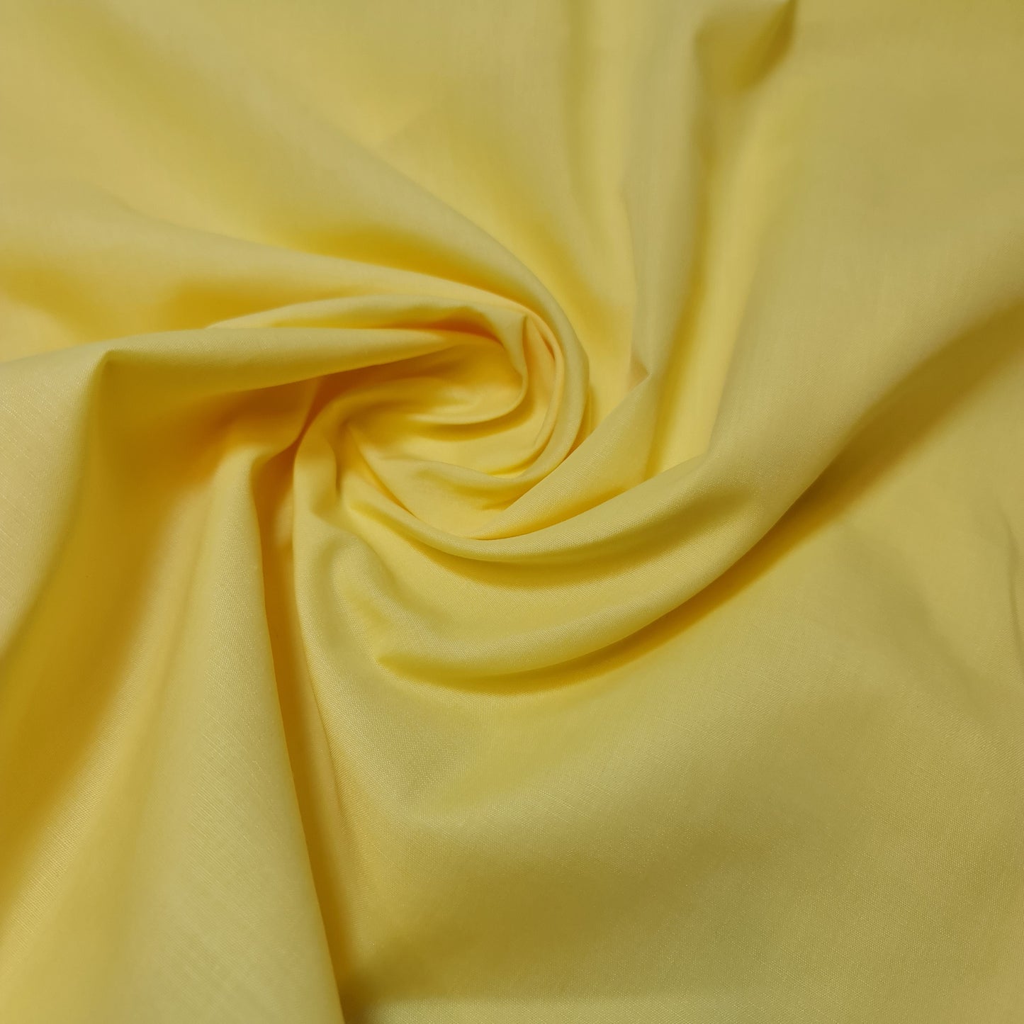 Plain Polycotton Fabric Sheeting Dress Craft Material 50 Colours 112CM (Sunshine)