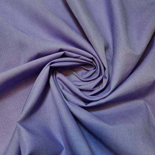 Plain Polycotton Fabric Sheeting Dress Craft Material 50 Colours 112CM (Mauve)