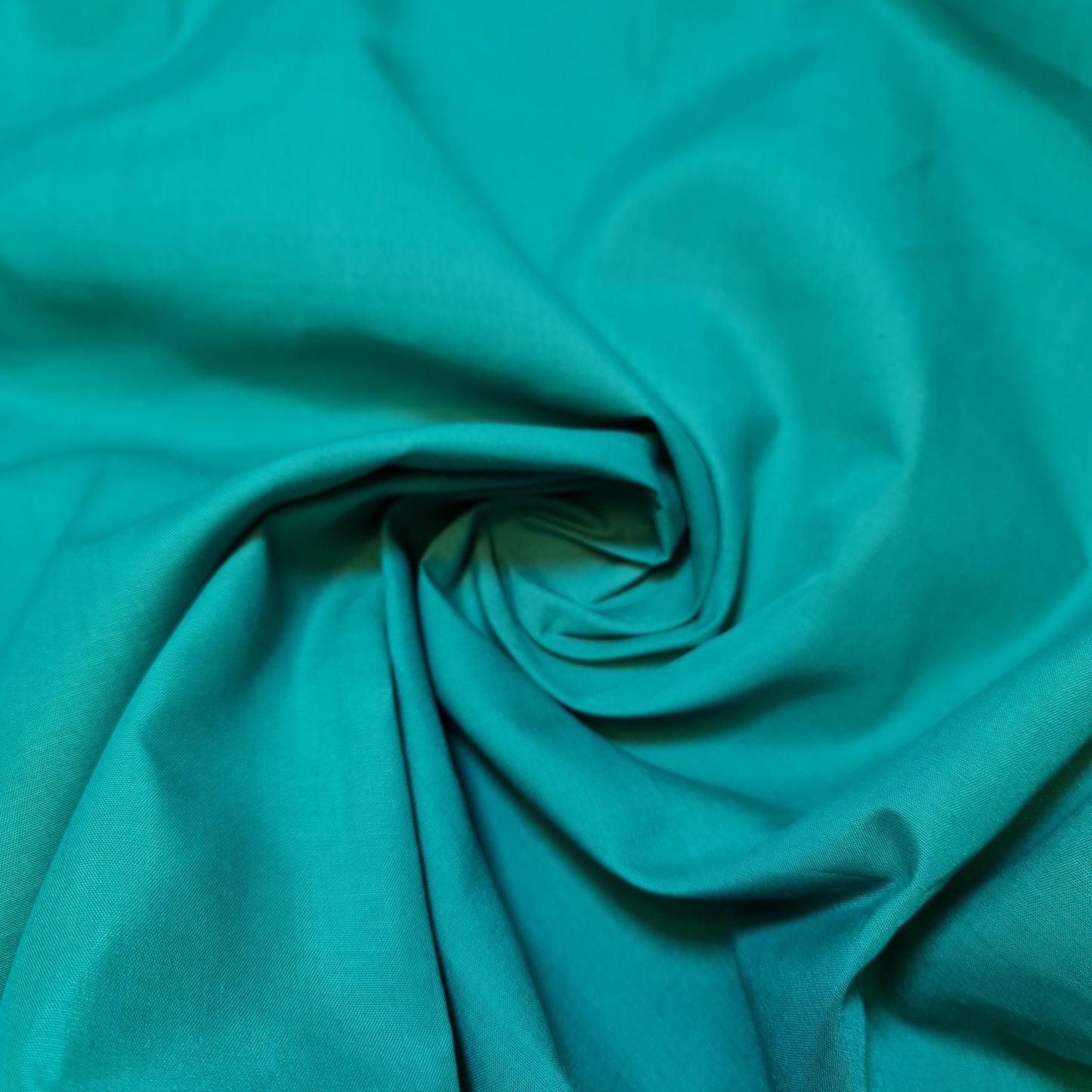 Plain Polycotton Fabric Sheeting Dress Craft Material 50 Colours 112CM (Jade)