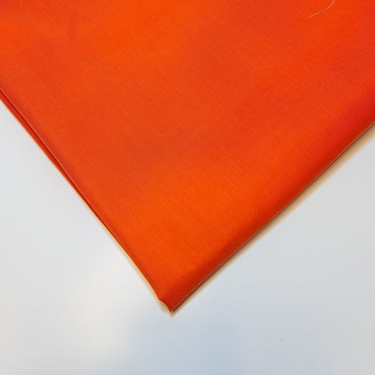Unifarbener Polycotton-Stoff, Planenstoff, Kleiderbastelmaterial, 50 Farben, 112 cm (Orange)