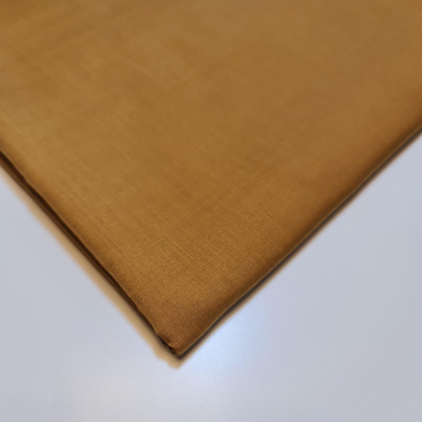 Plain Polycotton Fabric Sheeting Dress Craft Material 50 Colours 112CM (Mustard)