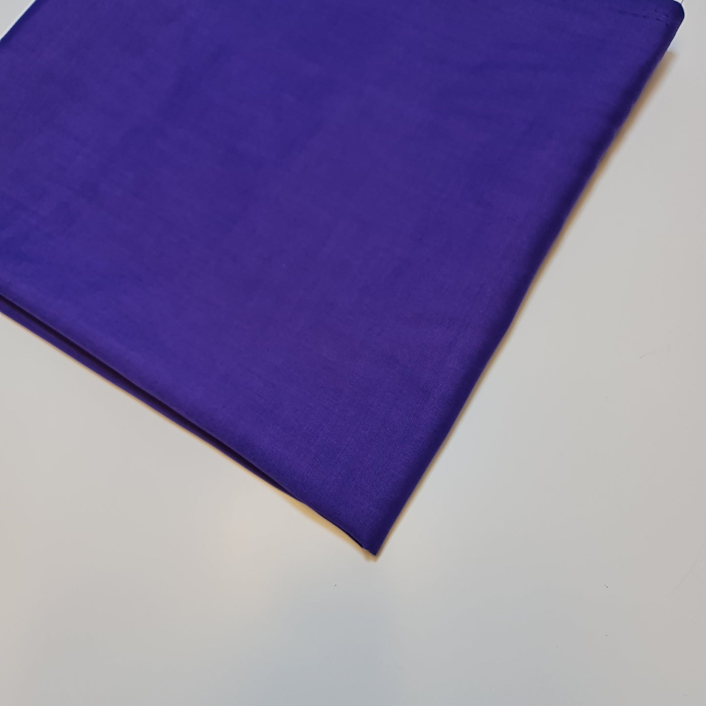 Plain Polycotton Fabric Sheeting Dress Craft Material 50 Colours 112CM (Purple)