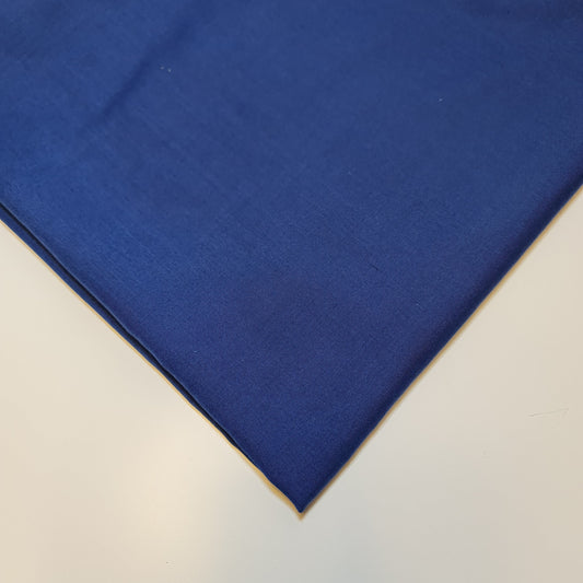 Unifarbener Polycotton-Stoff, Planenstoff, Kleiderbastelmaterial, 50 Farben, 112 cm (Marineblau)