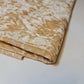 Premium Quality Marble Crushed Velvet Medium Weight Stretch Fabric Material 58" (Light Gold)