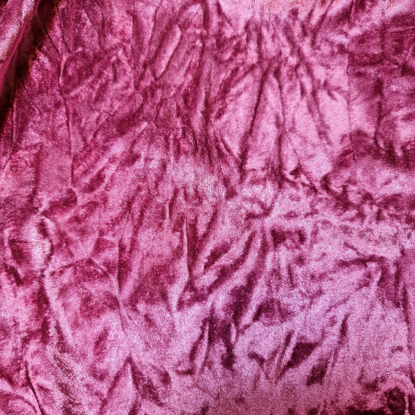 Premium Quality Marble Crushed Velvet Medium Weight Stretch Fabric Material 58" (Plum)