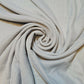 Silver Luxury Micro 9000 Three Crown Triple Velvet Material Dress Craft 44” Fabric By The Meter