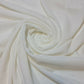 Ivory Luxury Micro 9000 Three Crown Triple Velvet Material Dress Craft 44” Fabric By The Meter