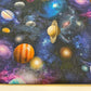 Galaxy Stardust Rainbow Universe Digital bedruckter Stoff aus 100 % Baumwolle, 147,3 cm