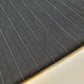 Pinstripe Black Viscose Plain Craft Dress Suiting Material Fabric 58"