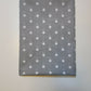 Pea Pin Spot Spotty Dot Print Fabric Polycotton Material By the Meter 44" (Grey)