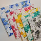 100% Cotton Poplin White Floral Print Soft Dress Craft Material Fabric Meter 44" (Print -4)