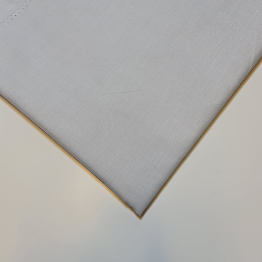 Unifarbener Polycotton-Stoff, Planenstoff, Kleider- und Bastelmaterial, 50 Farben, 112 cm (Silber)