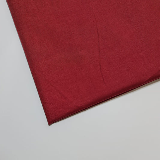 Unifarbener Polycotton-Stoff, Planenstoff, Kleiderbastelmaterial, 50 Farben, 112 cm (Weinrot)