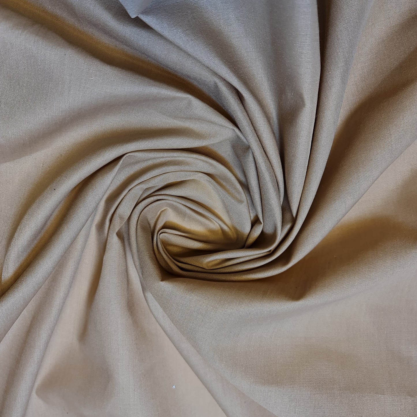 Plain Polycotton Fabric Sheeting Dress Craft Material 50 Colours 112CM (Taupe)