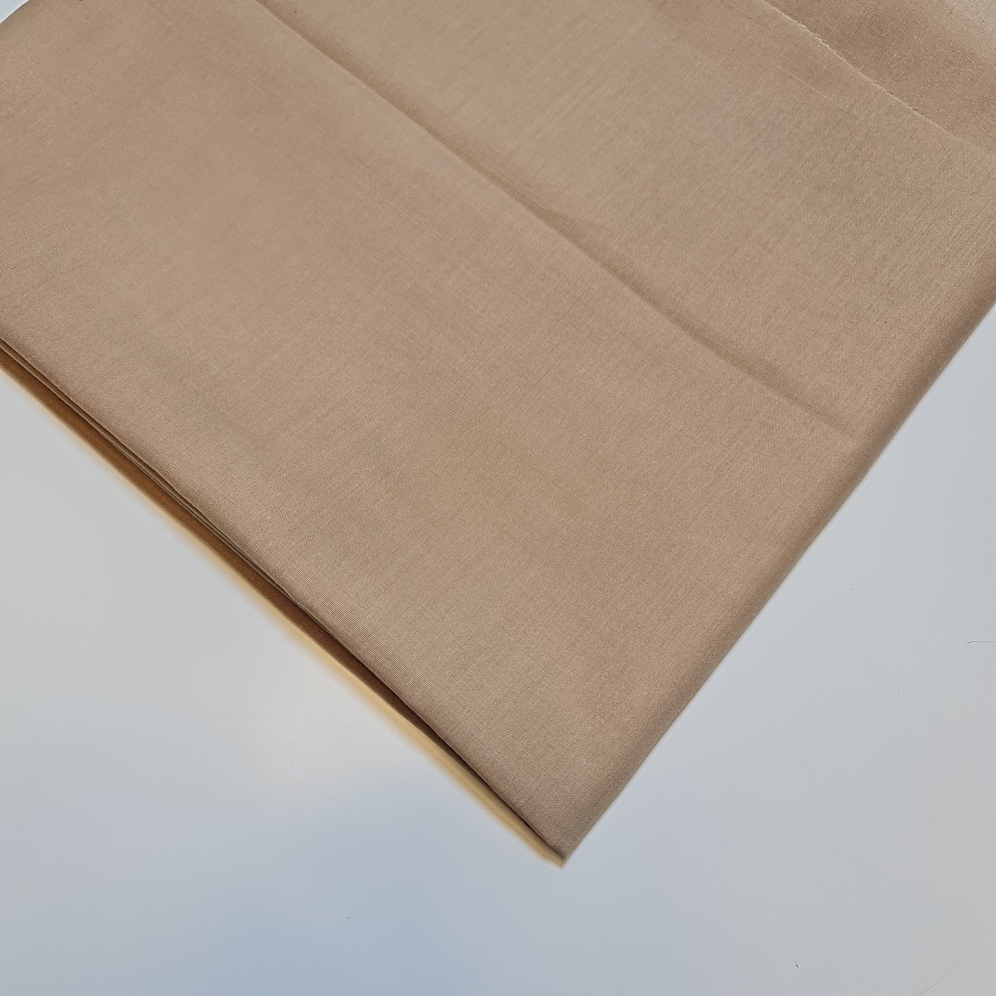 Plain Polycotton Fabric Sheeting Dress Craft Material 50 Colours 112CM (Taupe)