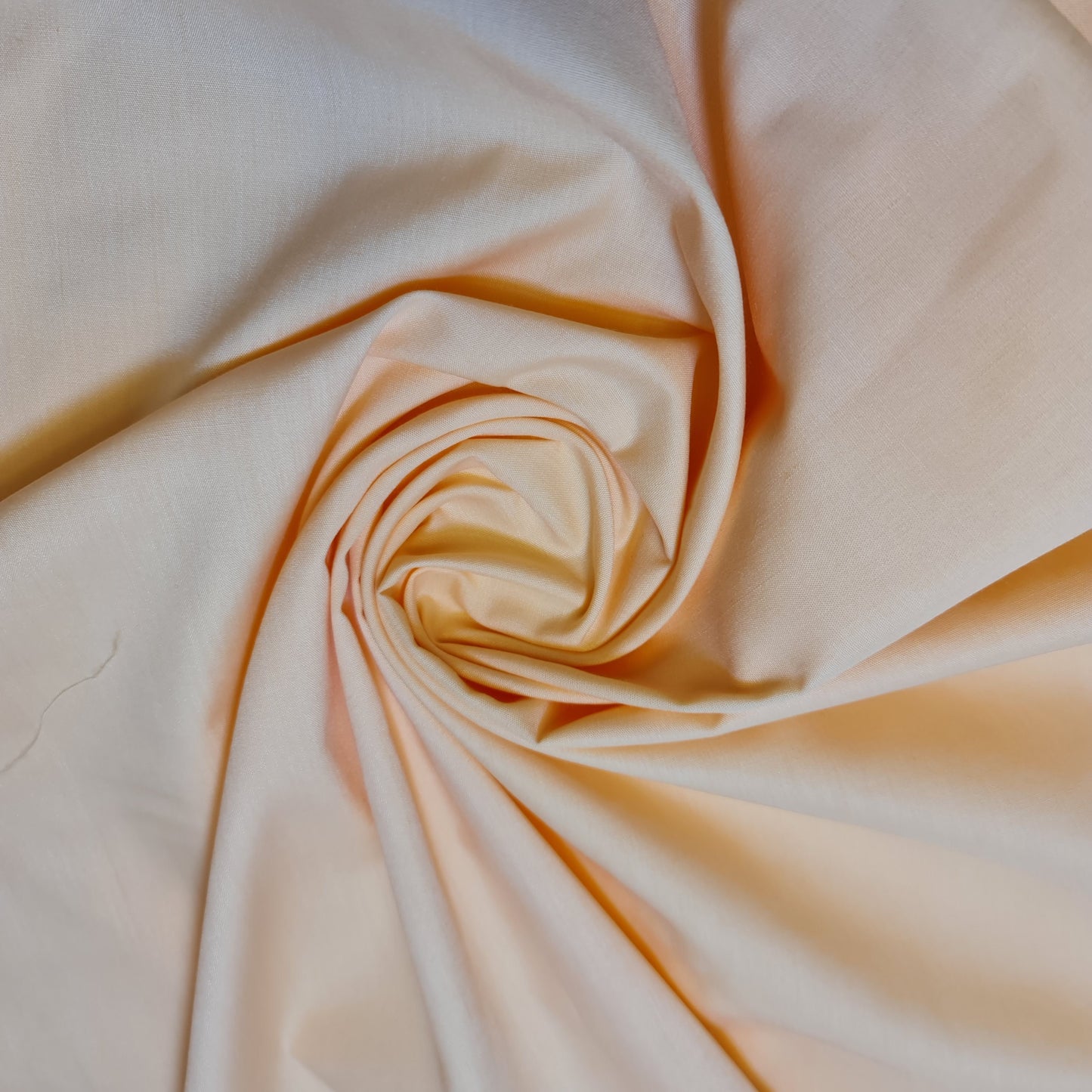 Plain Polycotton Fabric Sheeting Dress Craft Material 50 Colours 112CM (Peach)