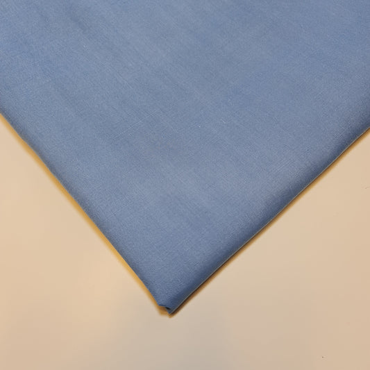 Chambray Plain Polycotton Fabric 112cm wide for Sheeting Crafts Dressmaking Quilting Lining Material By Metre