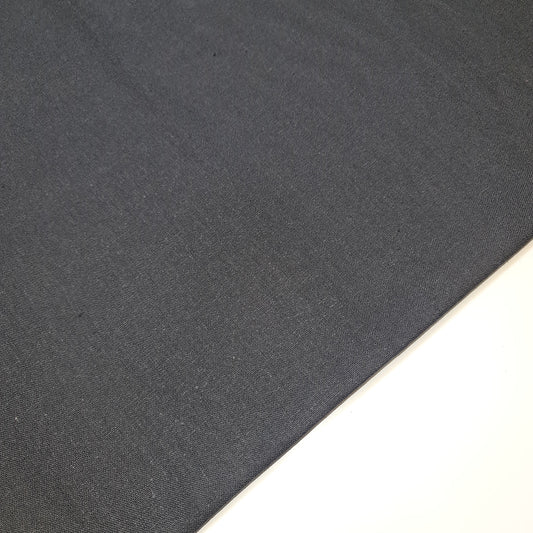 Black Soft Linen Look Khadi Cotton Viscose Fabric Dress Material 15 Colours 52" wide by the Meter