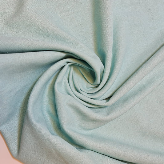 Mint Soft Linen Look Khadi Cotton Viscose Fabric Dress Material 15 Colours 52" wide by the Meter