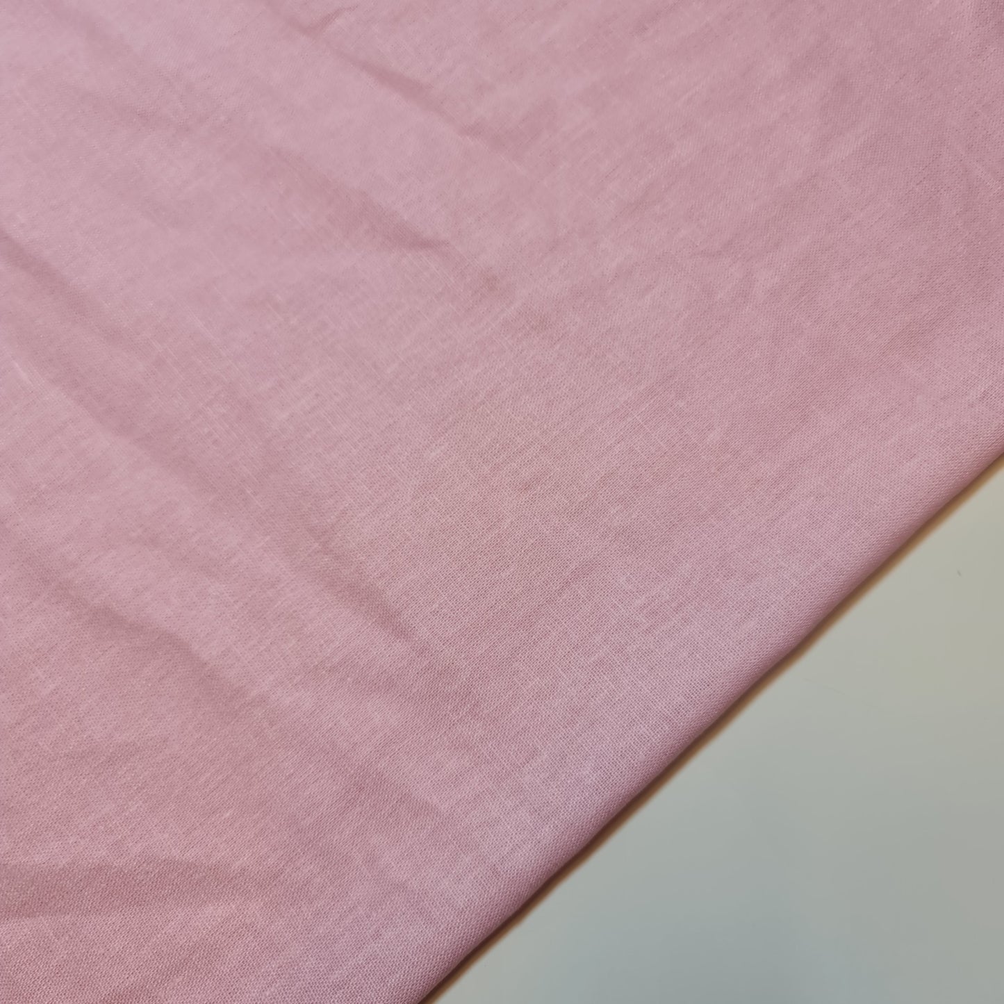 Pale Pink Soft Linen Look Khadi Cotton Viscose Fabric Dress Material 15 Colours 52" wide by the Meter