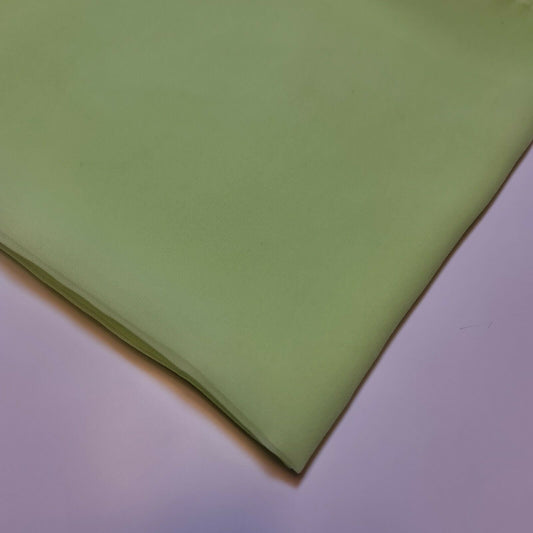 Flo Mint Green Plain Chiffon Fabric Sheer Dress Craft Costume Material 44" By The Meter
