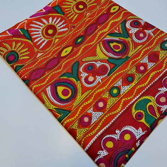 Cotton Indian Ethnic Rajasthani Print Suzani Rangoli Boho Banjara Fabric 44" (Print 3)