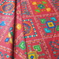 Baumwolle, indischer Ethno-Rajasthani-Druck, Suzani, Rangoli, Boho, Banjara-Stoff, 111,8 cm (Farbe – 2)