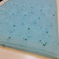 Tulle Beaded Pearl Lace Net Fabric Bridal Veil Wedding Backdrop Décor 58" (Light Turquoise)