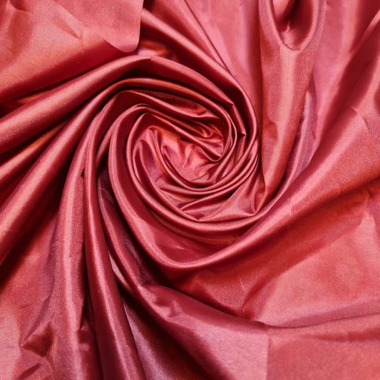 Maroon Habotai Silky Dress Lining Fabric Anti-Static Material 58" by the Metre