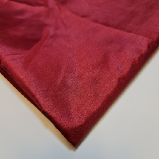 Maroon Habotai Silky Dress Lining Fabric Anti-Static Material 58" by the Metre