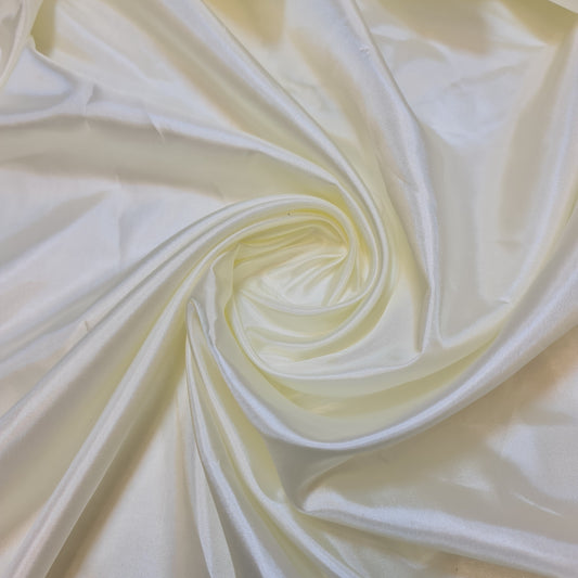 Lemon Habotai Silky Dress Lining Fabric Anti-Static Material 58" by the Metre