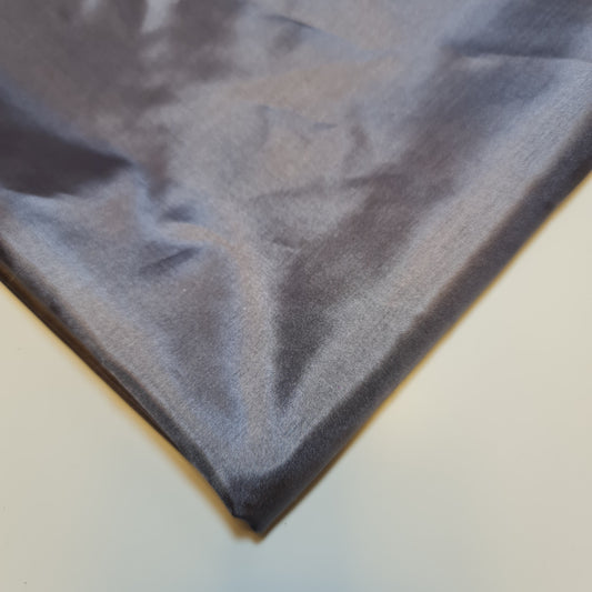 Dark Grey Habotai Silky Dress Lining Fabric Anti-Static Material 58" by the Metre