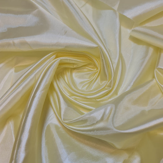 Cream Habotai Silky Dress Lining Fabric Anti-Static Material 58" by the Metre
