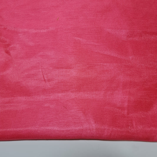 Einfarbiger Poly-Imitat-Dupion-Rohseiden-Patchworkstoff mit Satin-Finish, 111,8 cm (Koralle)