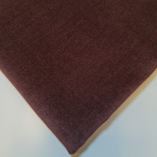 Brown 100% Cotton Velvet Fabric – 44” Wide – Costume, Dress, Craft & Upholstery Material (By the Meter)