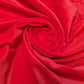 100% Cotton Velvet Fabric Costume Dress Craft Upholstery Material 44" (Red)