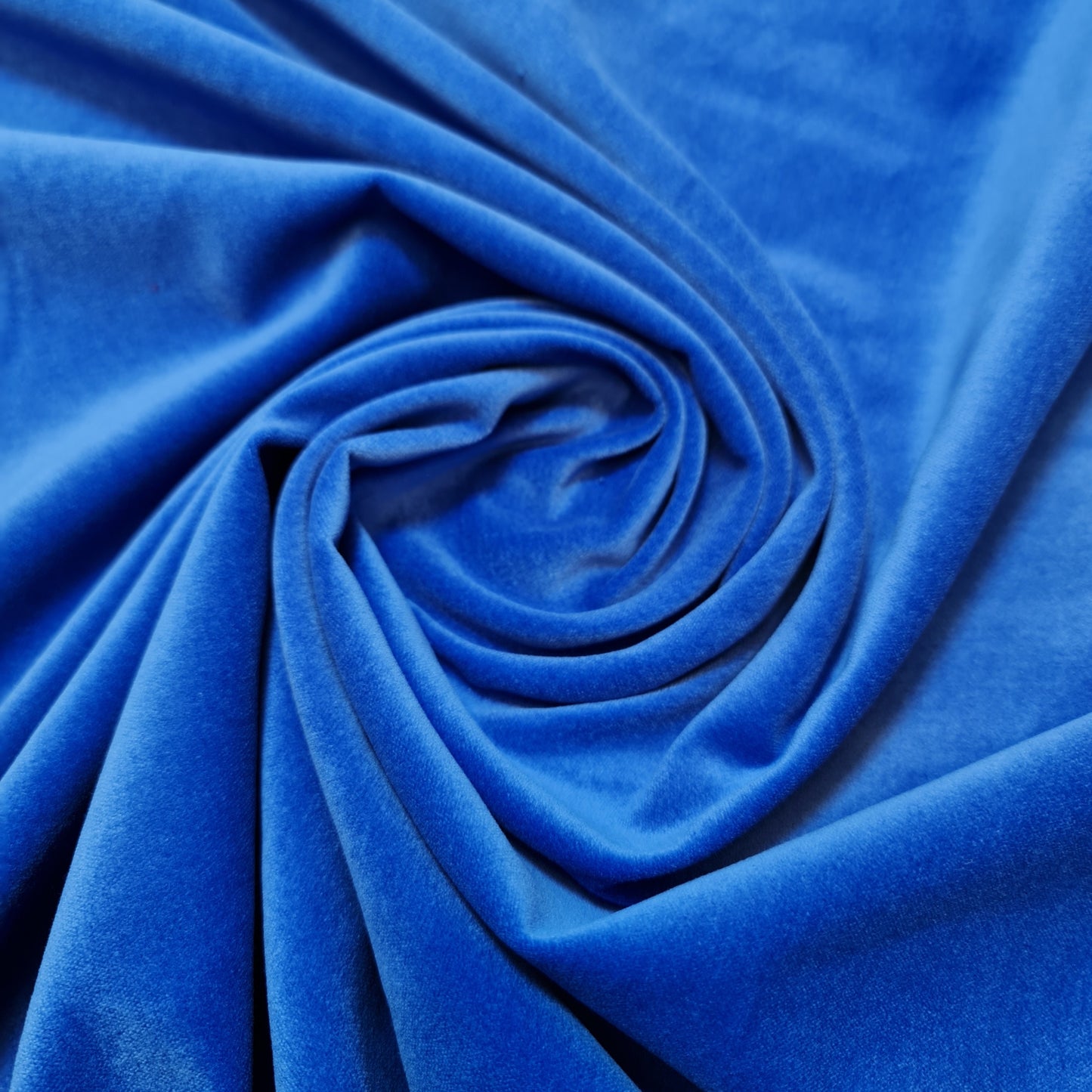 100% Cotton Velvet Fabric Costume Dress Craft Upholstery Material 44" (Royal Blue)