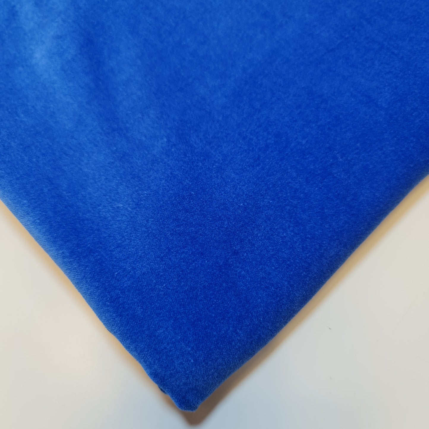 100% Cotton Velvet Fabric Costume Dress Craft Upholstery Material 44" (Royal Blue)