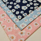 100% Cotton Poplin Daisy Flower Print Fabric Dress Craft Soft Fabric 58" Meter (Navy Base)