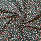 100% Cotton Poplin Ditsy Flower Print Fabric Dress Craft Soft Fabric 58" Meter (Plum)