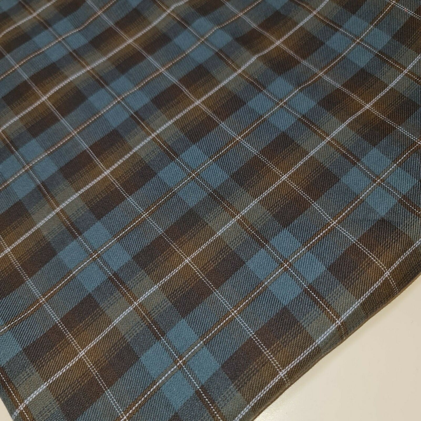 100% Cotton Soft Tartan Stripes Print Fabric Dress Craft Soft Fabric 58" Meter (Design -1)