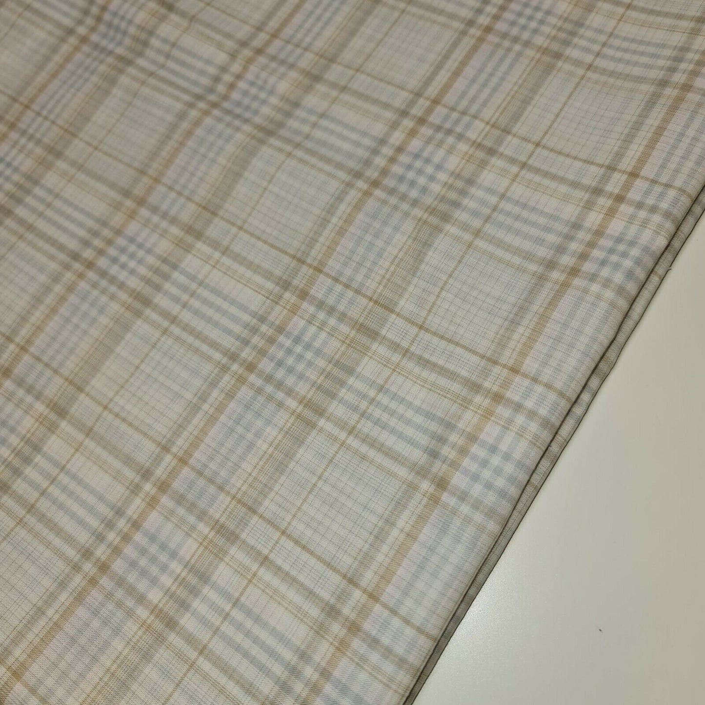 100% Cotton Soft Tartan Stripes Print Fabric Dress Craft Soft Fabric 58" Meter (Design -2)