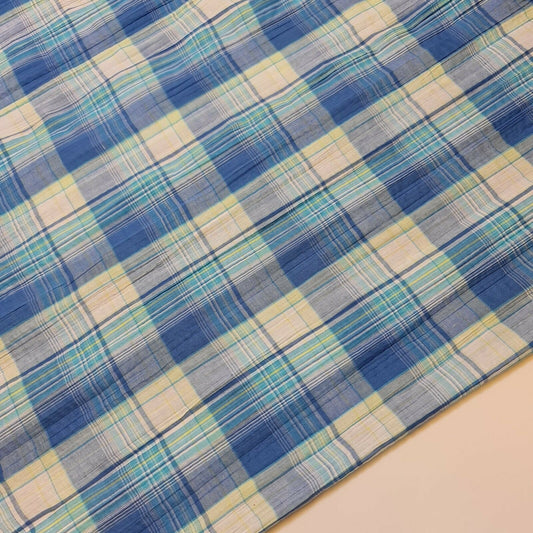 100% Cotton Soft Tartan Stripes Print Fabric Dress Craft Soft Fabric 58" Meter (Design -3)