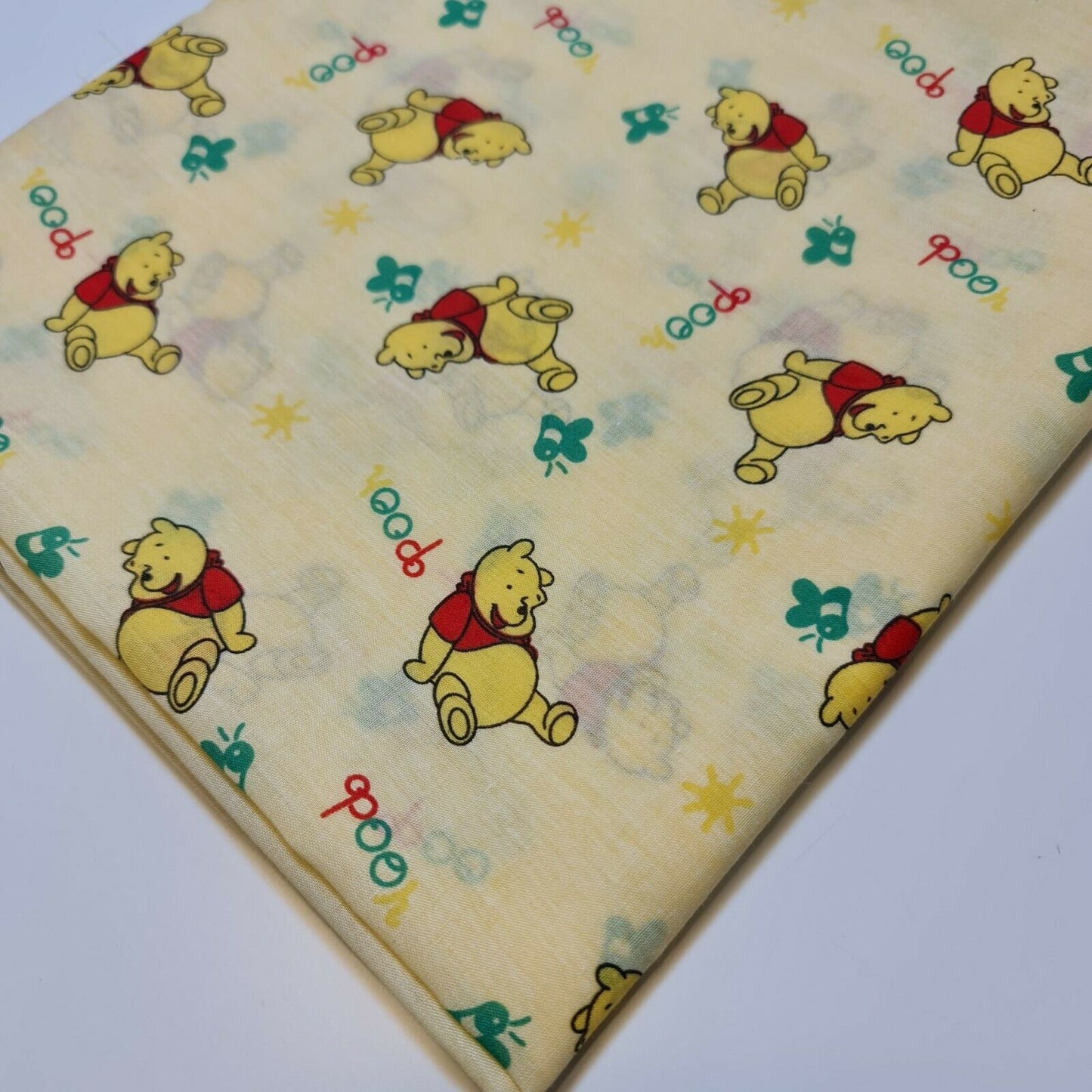 6 Stück Polycotton Winnie The Pooh Kinder Bastelstoff 50x50cm Fat Quarters Material Patchwork, Quiltstoff