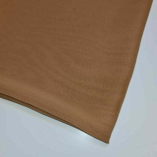 Plain Moss Crepe Fabric Premium Dyed Dress Drape Decor Craft Fabric By Meter 44" (Taupe)