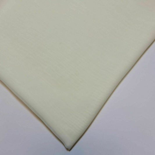 Einfarbiger Mooskreppstoff, hochwertig gefärbt, für Kleider, Drapierungen, Dekoration, Bastelstoff, Meterware, 111,8 cm (Zitronengelb)