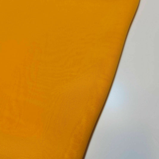 Einfarbiger Mooskreppstoff, hochwertig gefärbt, für Kleider, Drapierungen, Dekoration, Bastelstoff, Meterware, 111,8 cm (Sonnenuntergangsorange)