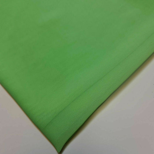 Plain Moss Crepe Fabric Premium Dyed Dress Drape Decor Craft Fabric By Meter 44" (Parrot Green)