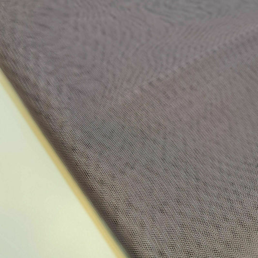 Hochwertiger, transparenter Netzstoff für Kleider, Bastelfutter, 111,8 cm pro Meter (Space Grey)